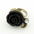 Beauty Rose Design Rings Anneaux à doigts strass Bijouterie FR77